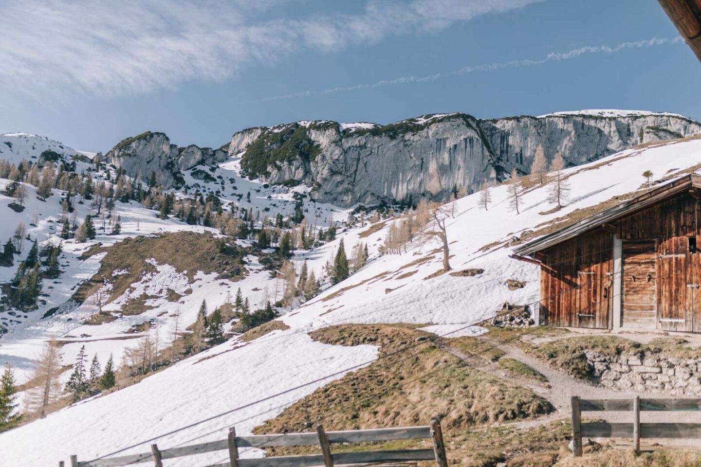Wandern: Über den Dalfazer Wasserfall auf die Dalfaz Alm