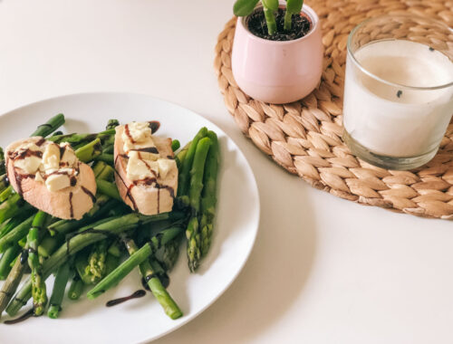 Einfach und schnell: Rezept Sommersalat mit grünem Spargel und Bohnen