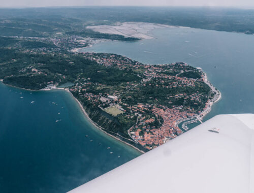 Alpenrundflug: Von Innsbruck nach Portoroz (Slowenien)