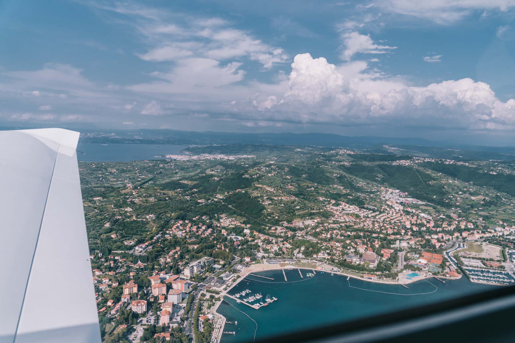 Alpenrundflug: Von Innsbruck nach Portoroz (Slowenien)