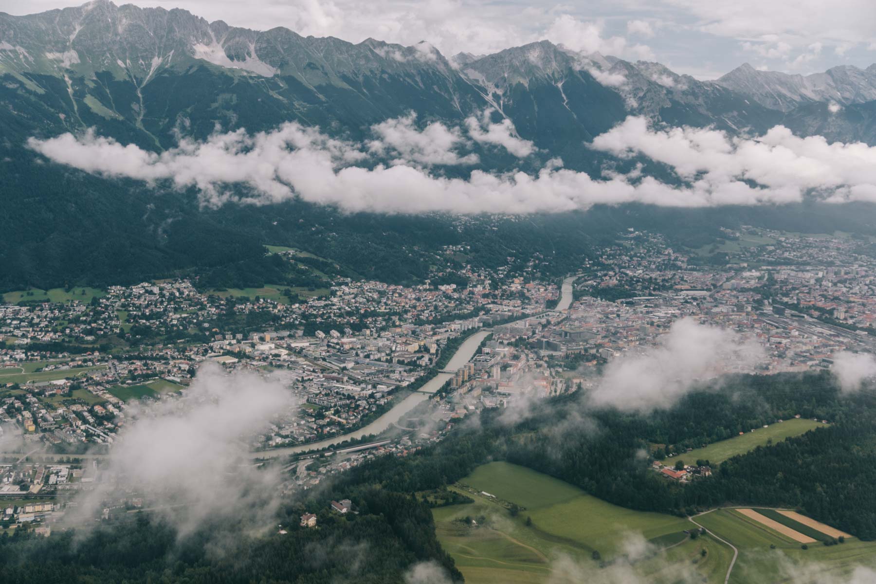 Alpenrundflug: Von Innsbruck nach Portoroz (Slowenien)