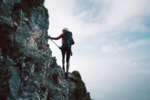 Wandern in der Schweiz: Klettersteig Pinut in Flims/Laax