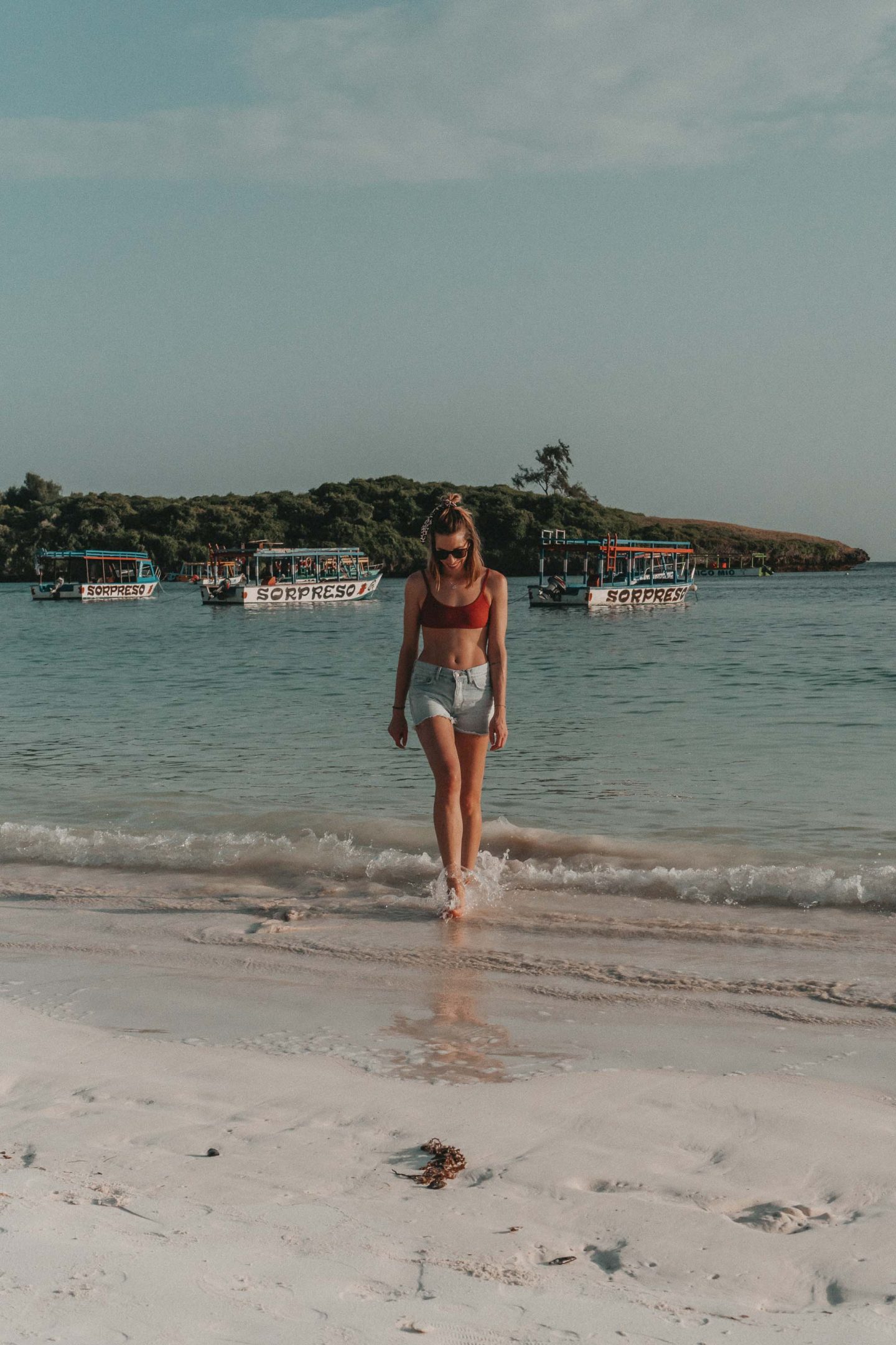 Watamu Beach im Sonnenuntergang