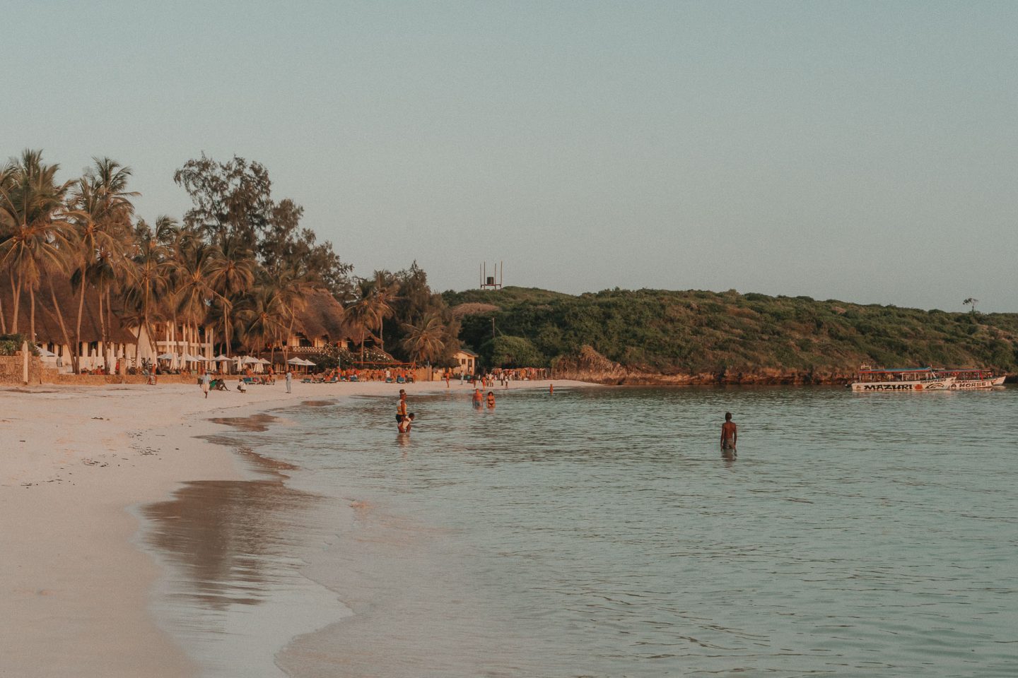 Watamu Beach im Sonnenuntergang